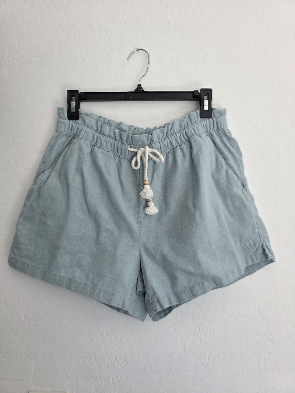 Hang Ten Light Blue Drawstring Waist Casual Shorts